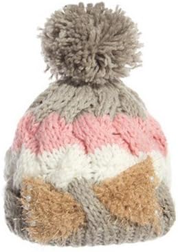 Smartele Women Winter Hats Girls' Warm knitting wool hat Fashion for Women Cap Spell color rope areata protective ear cap hat warm winter hats Cap warm beanie snowboarding winter snow hats knitted cap turtleneck cap by hand (grey)