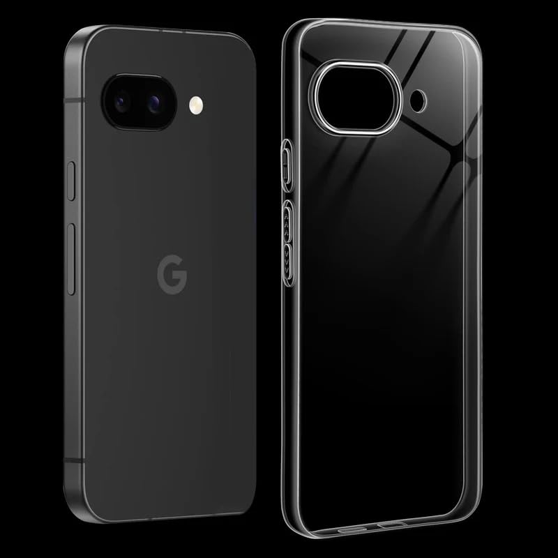 Image of DIZORO Compatible with Google Pixel 9a 5G Back Cover Case Clear,[ Anti Yellow ][Military Grade Protection] Hard PC Back Cover Transparent