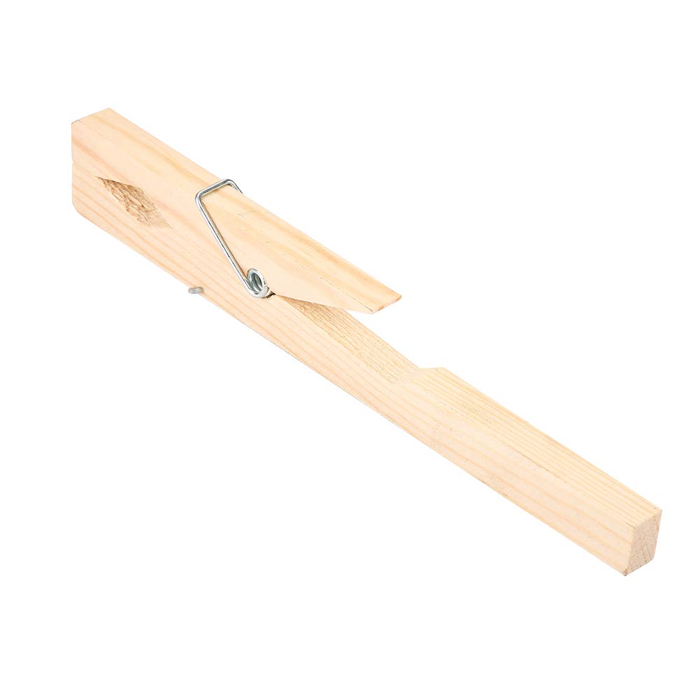 Pince de Support de Tube à Essai en Bois de Bambou Raguso Pince pour Tube D'outil de Test D'équipement de Laboratoire Léger
