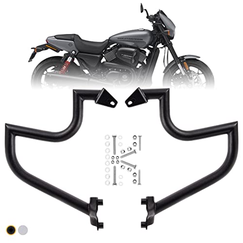 Kinglemc Crash Bar Engine Guard Highway Bar for Harley Davidson XG Models,Street 500 750 XG750 XG500 2015-2020(Black)