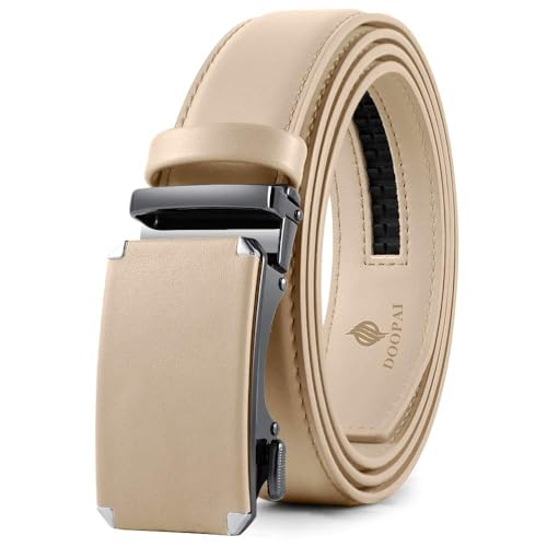 DOOPAI Belt Men, Ratchet Belt Dress Adjustable 1 3/8