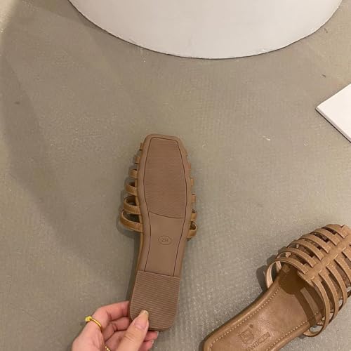 Round Toe Flat Shoes with a Casual Backless Design Suitable for Women's Daily Lightweight Wear3