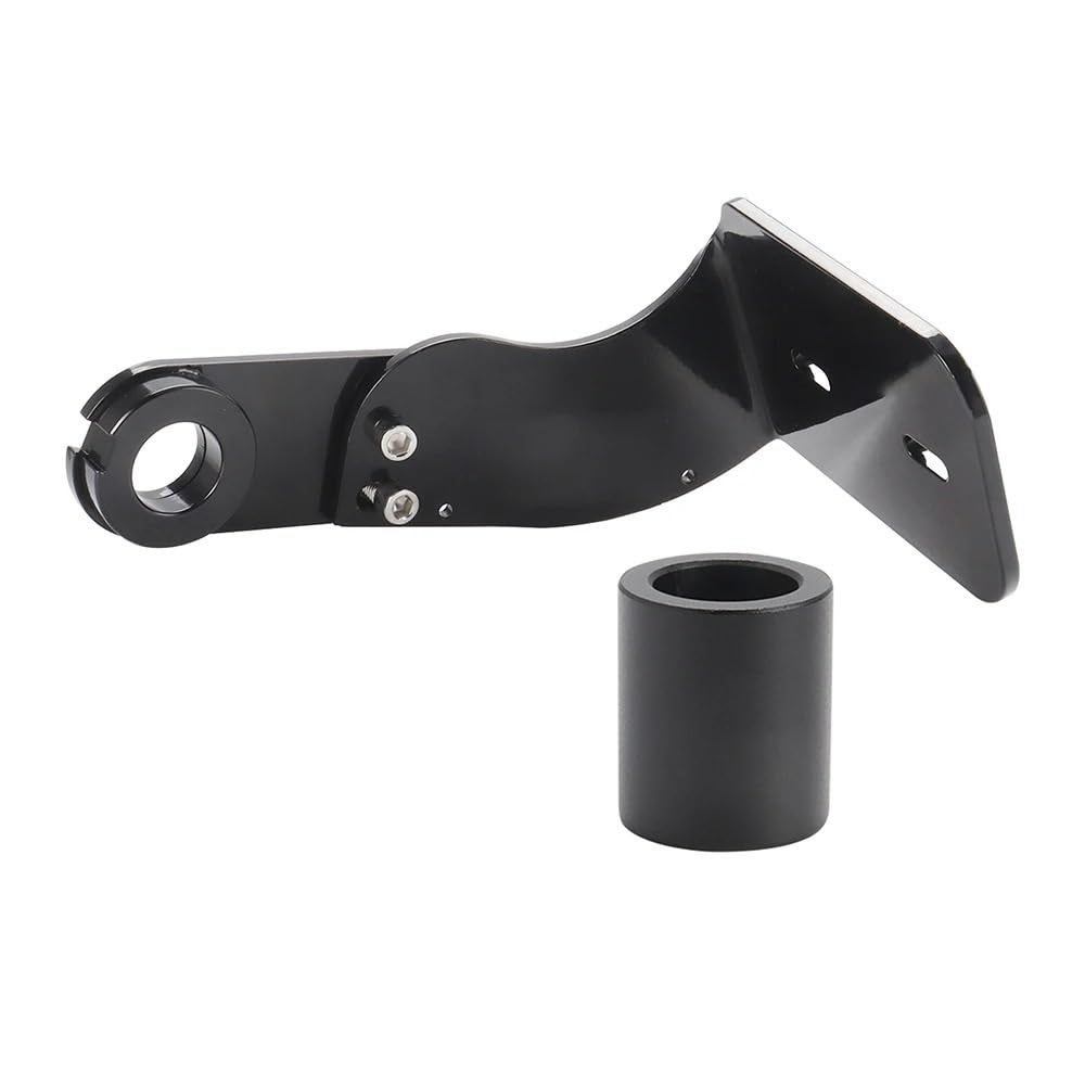 Support plaque immatriculation moto Fat Boy support latéral noir Dyna custom - 8