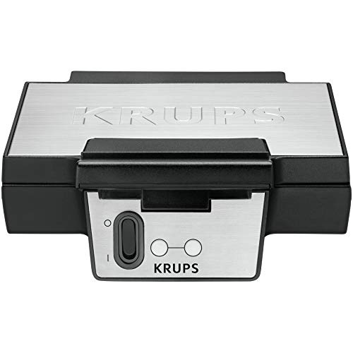 Krups KH6418 Smart'n Light Toaster | Zwei-Scheiben-Toaster | Digitaldisplay | 7 Bräunungsstufen | Schwarz & Waffeleisen… – Bild 6