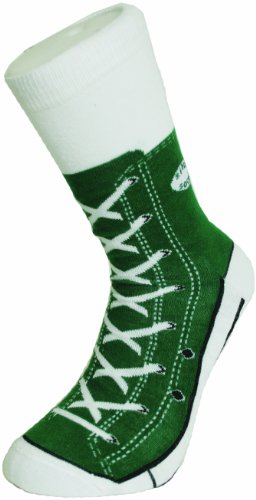 Bluw Sneaker Socken grün - Silly Socks im Sneakers Turnschuhe Stil Cover