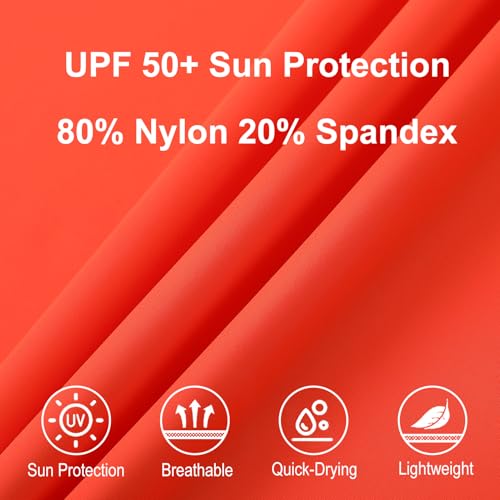 Image of 5-14Y Boys Girls Rash Guard UPF 50+ Short Sleeve Kids Neon Swim Shirts