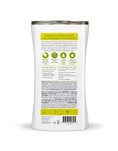 Method Dishwasher Detergent Packs, Lemon Mint, 54 Count (Pack Of 2) & Laundry Detergent, Beach Sage, 53.5 Ounces, 66 Loads, 1 Pack, Packaging May Vary #TOP2