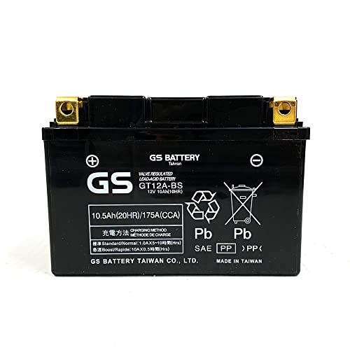 台湾GS GT12A-BS 互換 DT12A-BS FT12A-BS YT12A-BS 初期充電済 スカイウェイブ250 スカイウェイブ400 GSX-R750 GSX-R1000 Ninja400 即使用可能