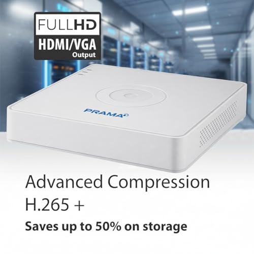 Image of PRAMA Digital Video Recorder PT-DR1A016Q-K1 1080P 4MP Lite 16-ch 1HDD H.265 DVR