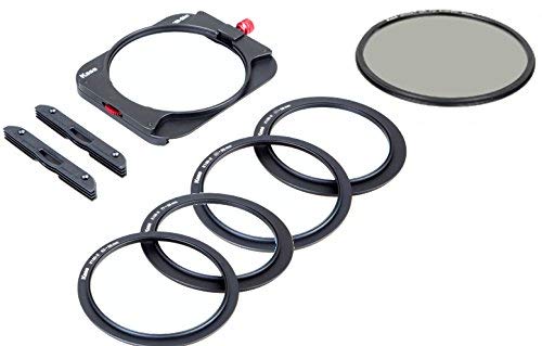 Kase K8 Slim 100mm Filter Holder Kit Includes Magnetic CPL & 67mm 72mm 77mm 82mm Adapters