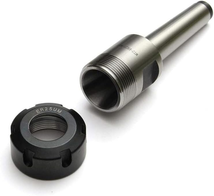 Compatible for Morse Taper Collet Set, MT2 MT3 MT4 ER25 with Wrench, 1-16mm CNC Milling Tool(MTA3-ER25(11PCS))
