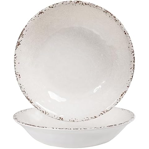 ZAROCRUS Large Melamine Serving Bowls Set Cover