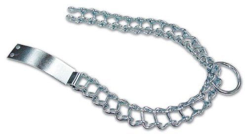 Collare per Cane taglia Media Lunghezza 45 cm in maglia metallica nichelata