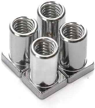 Miniatura 5 de Gibraltar SC-LN - Tuercas giratorias Sm 732 pulgadas, paquete de 12, color plateado