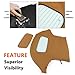 Suitable for Premium Tan Convertible Soft Top for 1990-2005 Mazda Miata – Heated Glass Window, Durable Sailcloth Vinyl Replacement Roof
