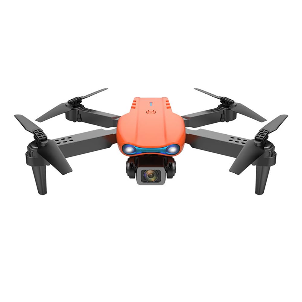 Sonilco E99 Mini Drone with Dual Camera, Altitude Hold, One-Key Takeoff/Landing, Foldable Design, Gyroscope, Headless Mode, 2 Batteries, 9–12min Flight Time, Brushed Motor – Wi-Fi FPV Drone for Beginners & Teenagers (Ages 14+) (Orange)