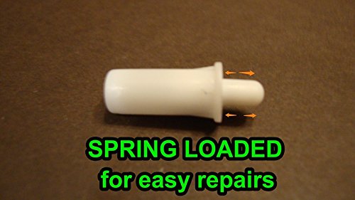 Amazing Drapery Hardware Repair Plantation Shutters: 15 Spring Loaded Shutter Pins + 15 Tilt Rod Louvers Staples #TOP4