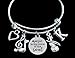 Sterling Silver Plated Violin Charm Bracelet – Expandable Bangle with Music Note, Heart & “Music is the Voice of the Soul” Charm – Handmade Jewelry Gift for Musicians, Orchestra & Music Lovers
