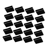 ULTECHNOVO 50 Stück Hosenständer Anti Rutsch Abdeckung Hosenbügel Kleiderbügel Silikon Greiferband Für Kleidung Schutzhülle Kleiderbügelgriffe Rutschfester Kleiderbügel Kein Dehnungsbügel