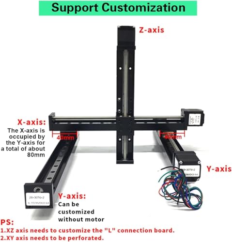 Rail de guidage de 300mm de stroke pour assembler une table CNC précise - 3