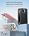 ESR for iPhone 16 Pro Max Case, Silicone Case with Stand,Compatible with MagSafe,Built-in Camera Stash Stand, Magnetic Phone Case for iPhone 16 Pro Max, Cloud Series, Light Tan