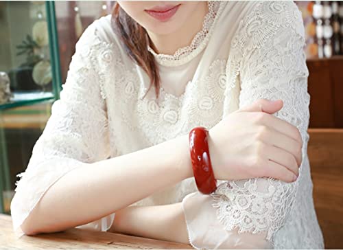 Amazon.co.jp: ブレスレット原色サウスレッド翡翠バングル絶妙な 