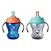 Tommee Tippee Trainer Flippee Straw Cup, Soft Straw, BPA-Free - 8 Ounce, 2 Count (Designs Will Vary)