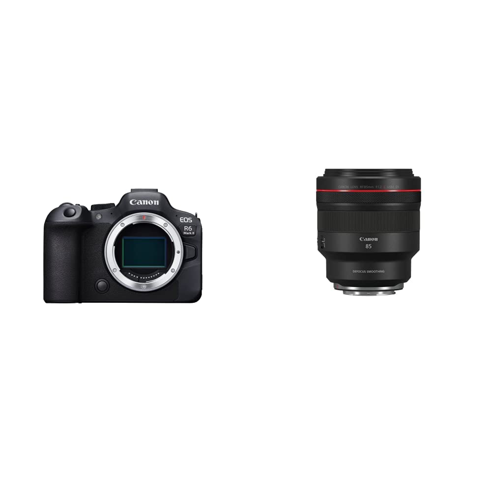 Canon EOS R6 Mark II Body with Stop Motion Animation Firmware with Rf 85mm F1.2 L USM Ds