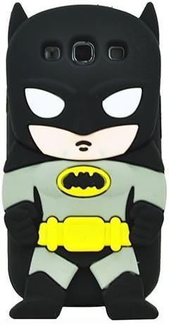 Galaxy Grand Prime Case,Mingfung 3D cute Superhero Cartoon Soft Rubber Silicone Back Case Cover Skin for Samsung Galaxy Grand Prime G530(black)