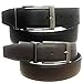 Nike Edge Stitch Leather Belt Reversible Mens Black/Brown 002 Size 34