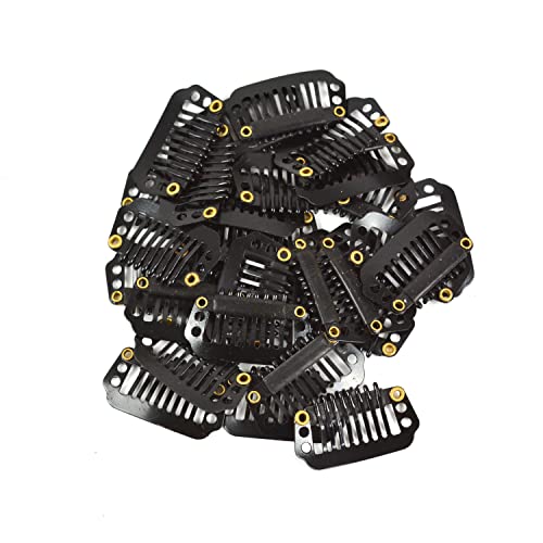 50 piezas pinzas para extensiones de cabello 28mm miniatura 5