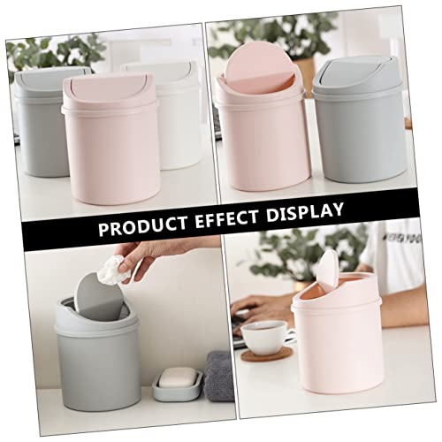 Mini caneca de basura creativa Healifty para escritorio miniatura 3