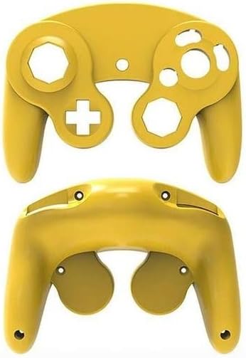 Amazon Co Jp Gcコン シェル カスタム パーツ ボタン ゲームキューブコントローラー 互換 イエロー ゲーム