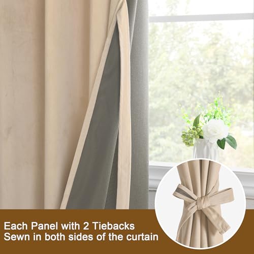 Rideau moderne doux pour chambre et salon cocooning