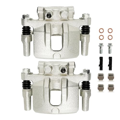 Image of KAX Disc Brake Caliper Assembly Fit for Patriot 2007-2017, Compass 2007-2017, Avenger 2008-2014, 200 2011-2014, Caliber 2007-2012, Sebring 2007-2010, Lancer 2008-2017, 18B5038+18B5039 Rear Side