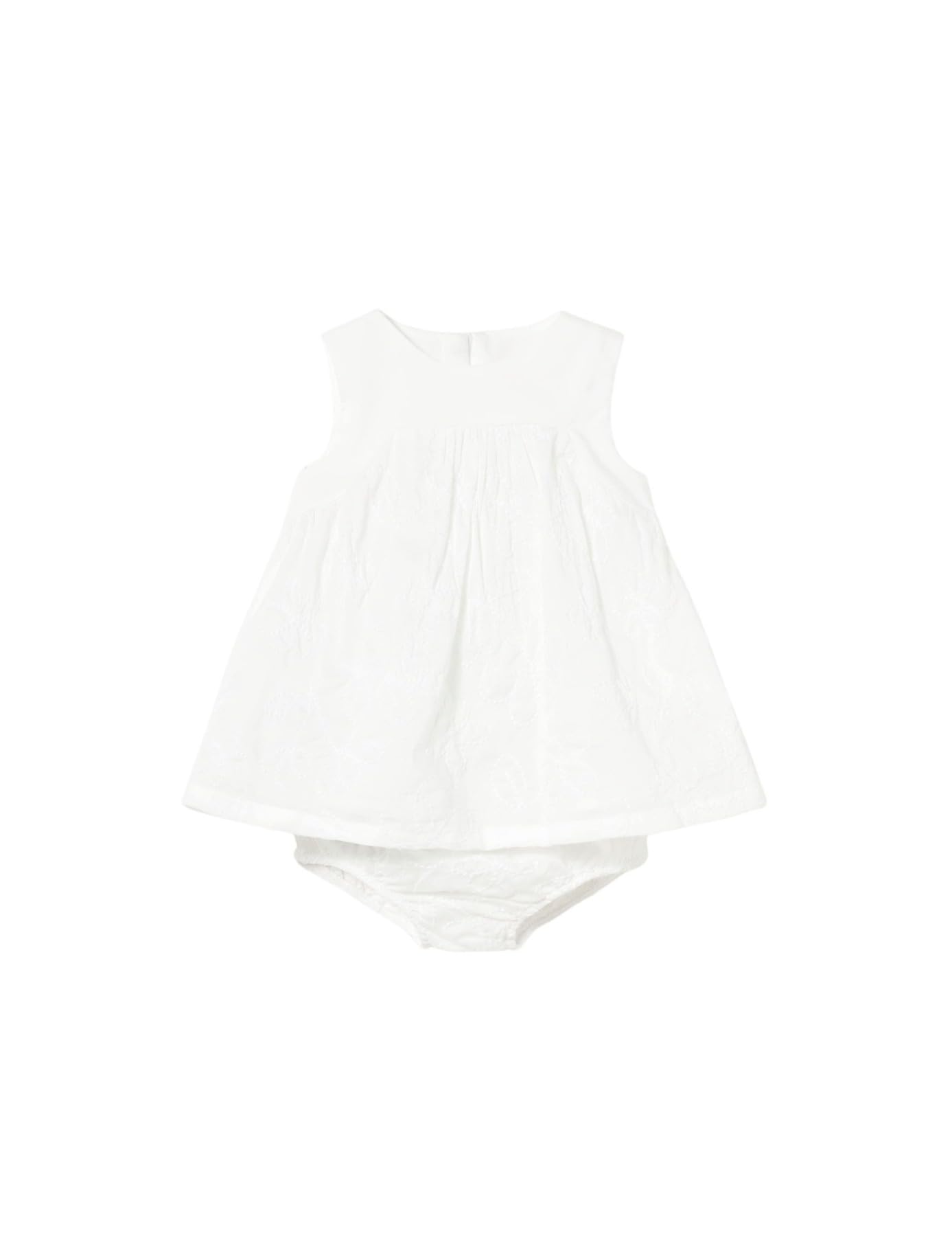 Mayoral Vestido Bordado para bebé niña Blanco