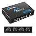 Produktbild Keliiyo - 4 Port HDMI-Splitter (1 Eingang - 4 Ausgänge), 4 K HDMI-Splitter, unterstützt 3D, 4K@30HZ, Full HD1080P für Xbox, PS4, PS3, Fire Stick, Roku, Blu-Ray Player, Apple TV
