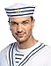 Produktbild Boland 44355 - Mütze Matrose, Navy Sailor, Seemann, Seefahrer, Marine, für Erwachsene, Accessoire, Kopfbedeckung, Kostüm, Mottoparty, Karneval