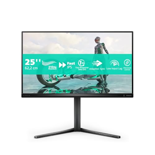 Philips Evnia 3000 25M2N3200U Écran LED 25 24.5 visualisable 1920 x 1080 Full HD @ 300 Hz Fast IPS 400 cdm² 1000:1 DisplayHDR 400 0.3 ms - vue 3