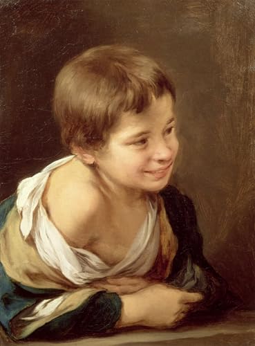Affiche Artistique Murillo Garçon Paysan - Toile Salon 60x90cm