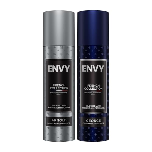 Image of ENVY Arnold & George Deodorant For Men -120 ML Each, Pack of 2 | Long Lasting Deodorant Fragrance Scent
