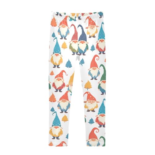 Kids High Waist Cute Gnome Dwarfs Leggings for Toddler Girls 4T 202b5344