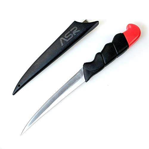ASR Outdoor Fishing Fillet Knife with Sheath and Floating Handle 6 Inch