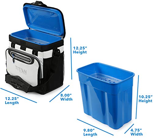 Arctic Zone Titan Deep Freeze 16 Can Zipperless Cooler, White #TOP3