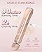 Bikini Trimmer for Women, Painless Dual Head Shaver for Sensitive Skin, IPX7 Waterproof for Safe Shower, USB-C, Detachable Head, Portable 2 in 1 Electric Razors for Pubic Hair, Rose Gold