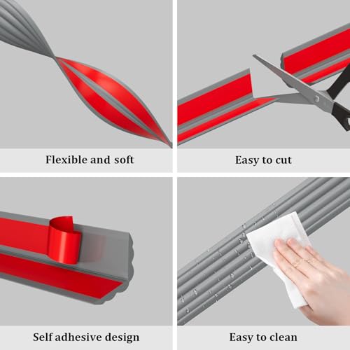 Garniture d'angle à décoller et à coller moulure flexible 12,2 m pour angle intérieur extérieur - 6