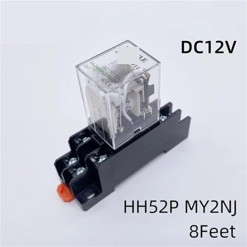 Relais HH52P DC12V pour résoudre les pannes d'isolement de circuit électrique de commande