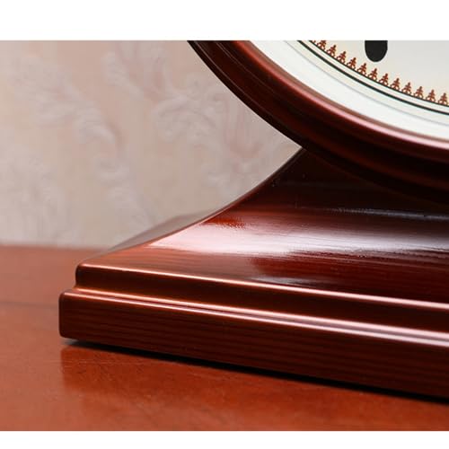 Reloj de mesa de madera con diseño elegante y acabado funcional superior 6