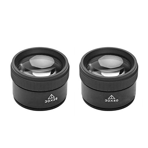 Lupa Monocular 30X, Lentes de Cristal óptico, minilupa portátil de Alta resolución, Lupa para Reloj de joyería, 43x43x30mm