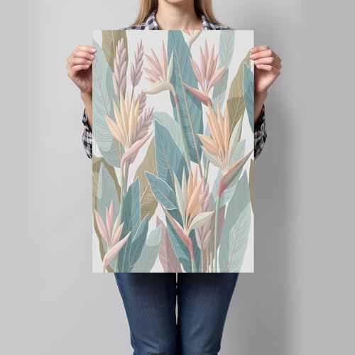 Affiches murale rose oiseau de paradis pour une ambiance poétique chez soi